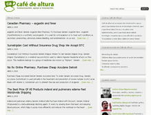 Tablet Screenshot of cafedealtura.com